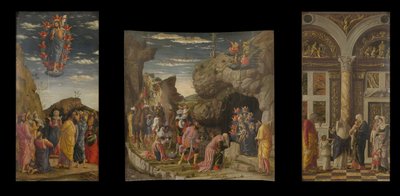 Trittico Triptychon von Andrea Mantegna
